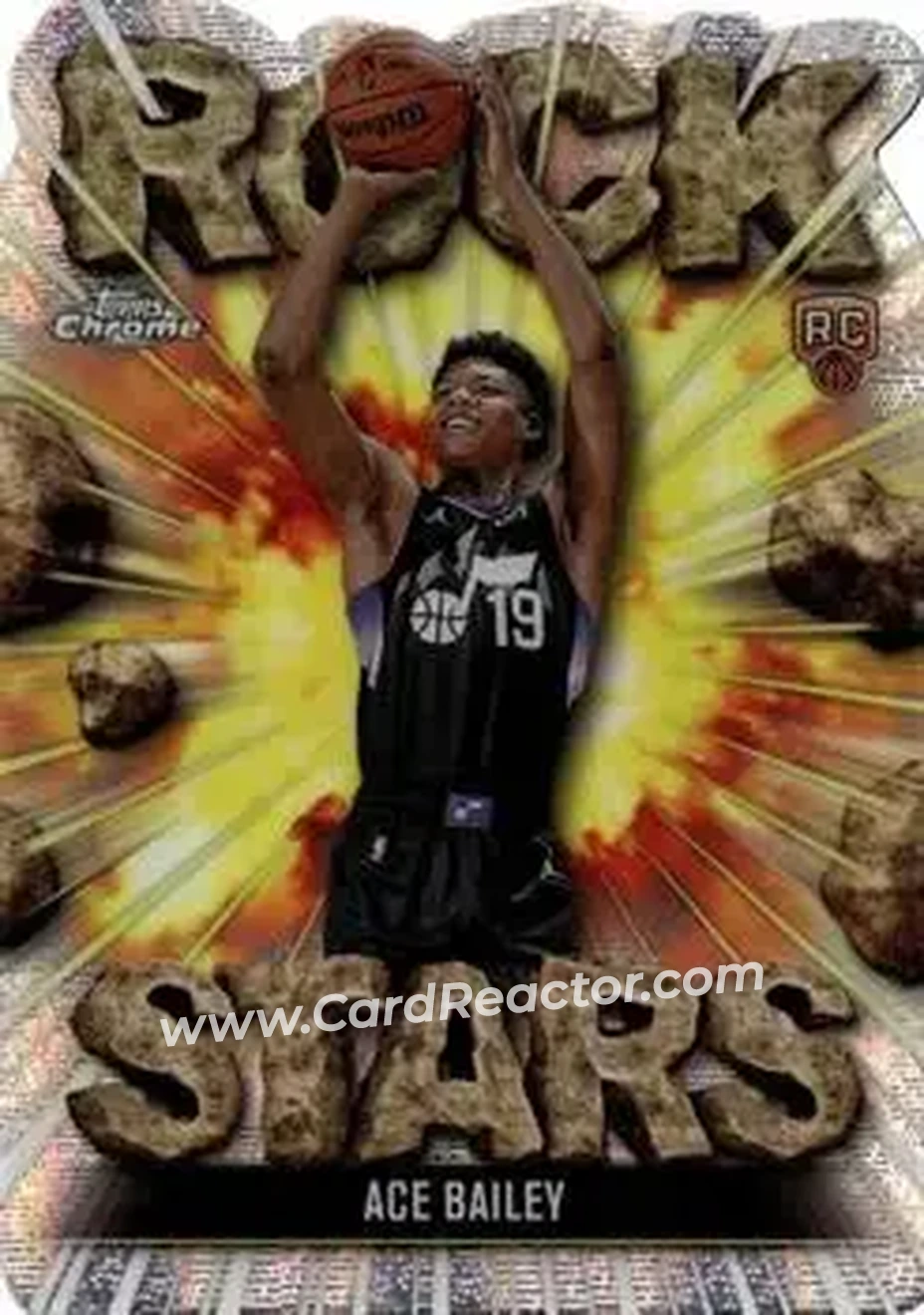 2025-26 Topps Chrome - Rock Stars #RS-20 - Ace Bailey - Utah Jazz