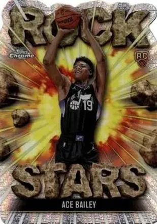 2025-26 Topps Chrome - Rock Stars #RS-20 - Ace Bailey - Utah Jazz