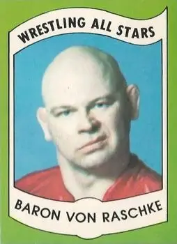 1982 Wrestling All Stars Series B #31 - Baron Von Raschke - Front 1982 Wrestling All Stars Series B #31 - Baron Von Raschke - Front