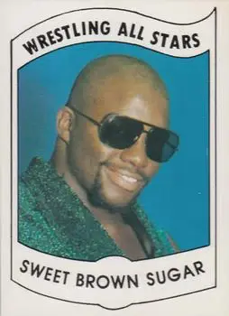1982 Wrestling All Stars Series B #35 - Sweet Brown Sugar - Front 1982 Wrestling All Stars Series B #35 - Sweet Brown Sugar - Front