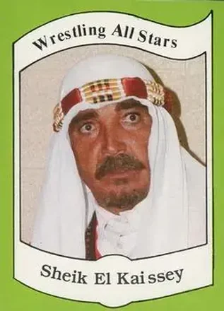 1983 Wrestling All Stars Series A #3 - Sheik El Kaissey