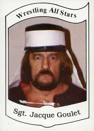 1983 Wrestling All Stars Series A #4 - Sgt. Jacques Goulet