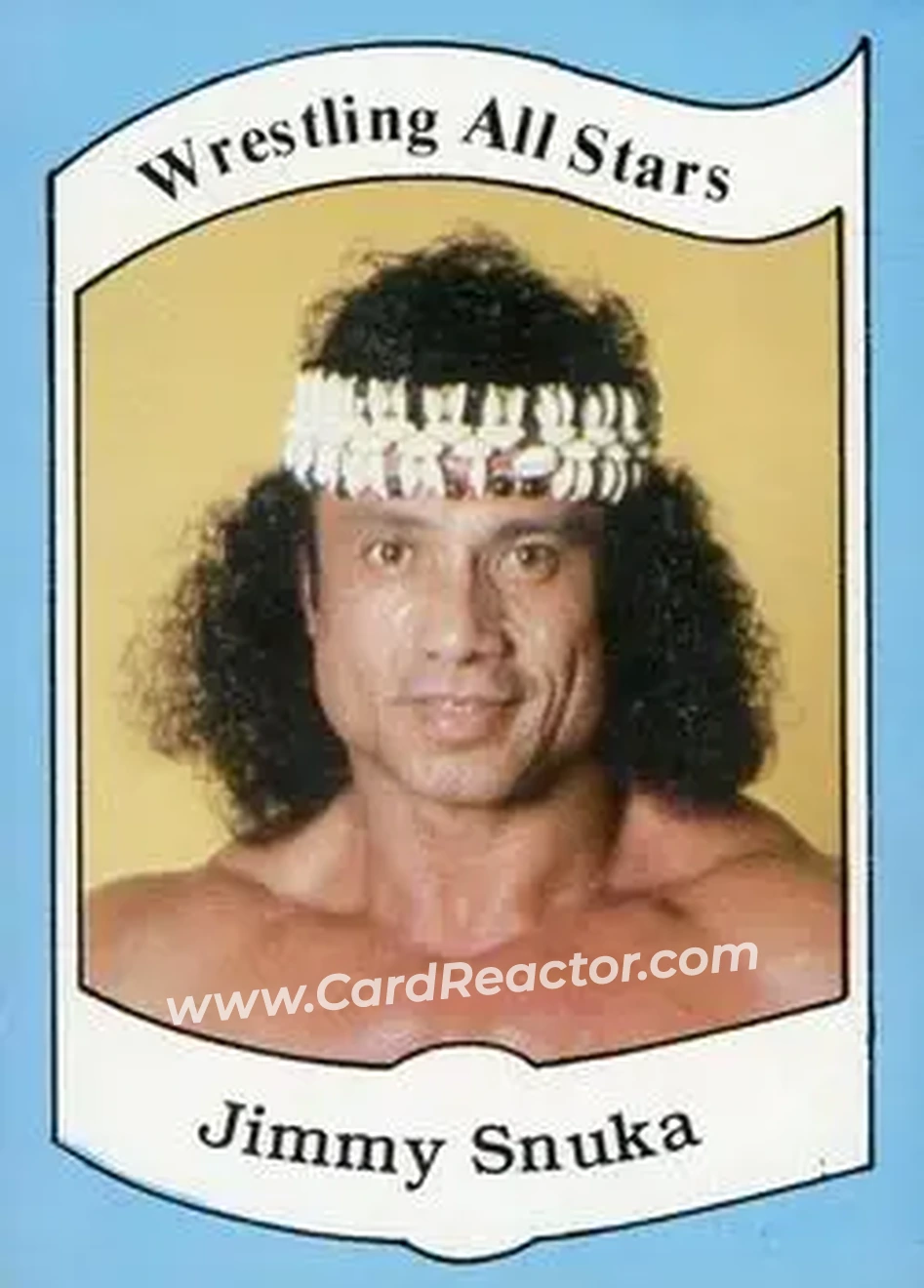 1983 Wrestling All Stars Series A #7 - Superfly Jimmy Snuka