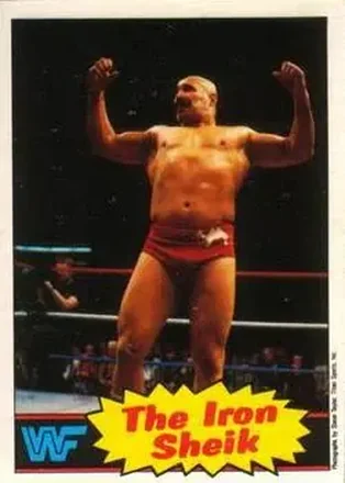 1985 O-Pee-Chee WWF Pro Wrestling Stars #2 - The Iron Sheik
