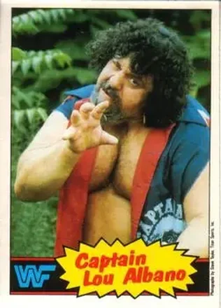 1985 O-Pee-Chee WWF Pro Wrestling Stars #3 - Captain Lou Albano