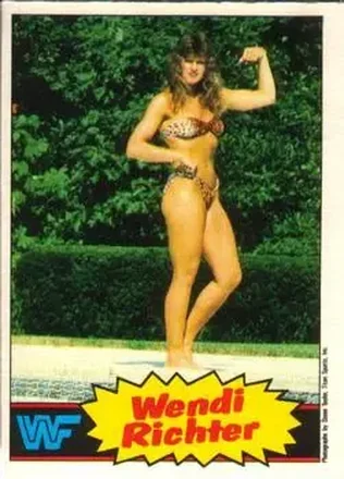1985 O-Pee-Chee WWF Pro Wrestling Stars #8 - Wendi Richter