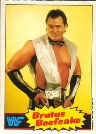 1985 O-Pee-Chee WWF Pro Wrestling Stars #10 - Brutus "The Barber" Beefcake