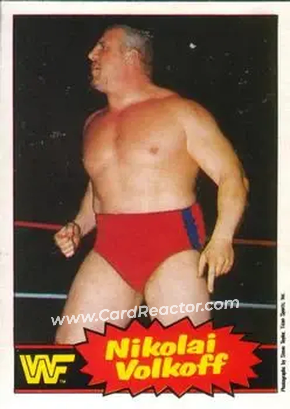 1985 O-Pee-Chee WWF Pro Wrestling Stars Series 2 #1 - Nikolai Volkoff 1985 O-Pee-Chee WWF Pro Wrestling Stars Series 2 #1 - Nikolai Volkoff