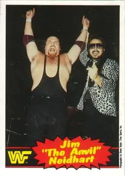 1985 O-Pee-Chee WWF Pro Wrestling Stars Series 2 #4 - Jim "The Anvil" Neidhart