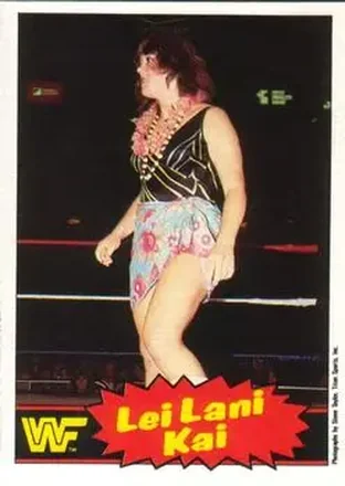 1985 O-Pee-Chee WWF Pro Wrestling Stars Series 2 #9 - Lei Lani Kai