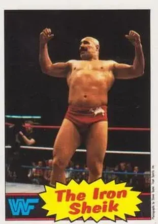1985 Topps WWF Pro Wrestling Stars #2 - The Iron Sheik