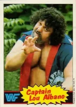 1985 Topps WWF Pro Wrestling Stars #3 - Captain Lou Albano