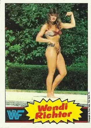 1985 Topps WWF Pro Wrestling Stars #8 - Wendi Richter