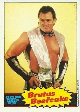 1985 Topps WWF Pro Wrestling Stars #10 - Brutus "The Barber" Beefcake