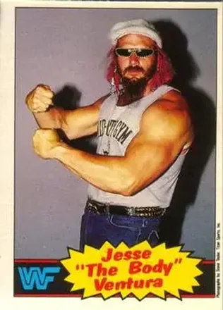 1985 O-Pee-Chee WWF Pro Wrestling Stars #11 - Jesse "The Body" Ventura