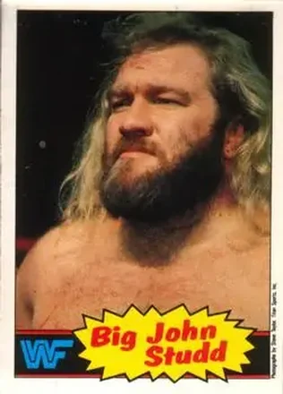 1985 O-Pee-Chee WWF Pro Wrestling Stars #12 - Big John Studd