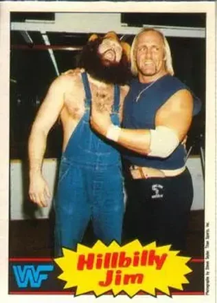 1985 O-Pee-Chee WWF Pro Wrestling Stars #15 - Hillbilly Jim