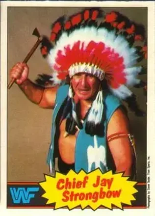 1985 O-Pee-Chee WWF Pro Wrestling Stars #20 - Jay Strongbow