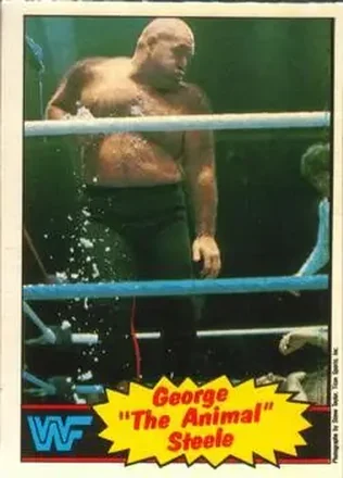 1985 O-Pee-Chee WWF Pro Wrestling Stars #21 - George "The Animal" Steele
