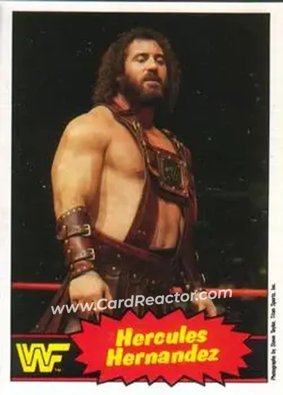 1985 O-Pee-Chee WWF Pro Wrestling Stars Series 2 #24 - Hercules