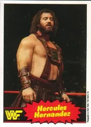 1985 O-Pee-Chee WWF Pro Wrestling Stars Series 2 #24 - Hercules