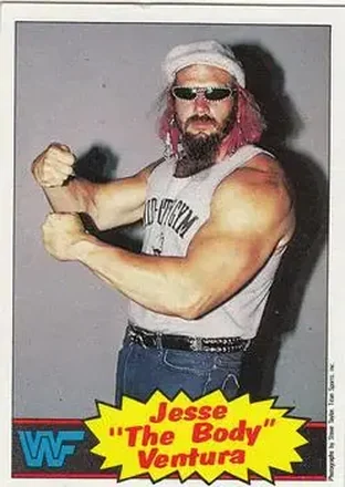 1985 Topps WWF Pro Wrestling Stars #11 - Jesse "The Body" Ventura