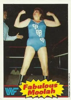 1985 Topps WWF Pro Wrestling Stars #13 - The Fabulous Moolah - Front