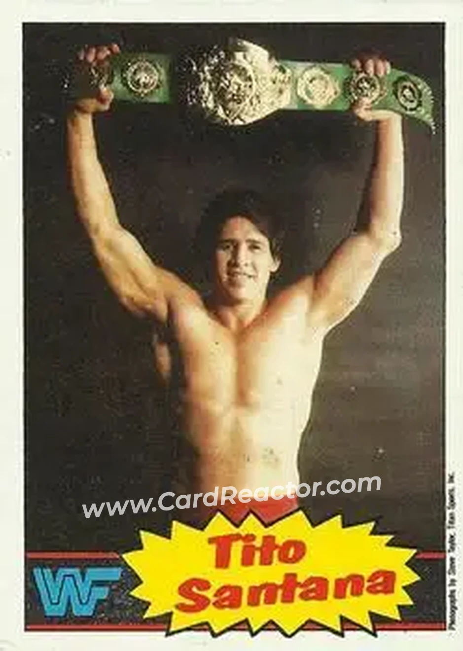 1985 Topps WWF Pro Wrestling Stars #14 - Tito Santana