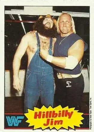 1985 Topps WWF Pro Wrestling Stars #15 - Hillbilly Jim