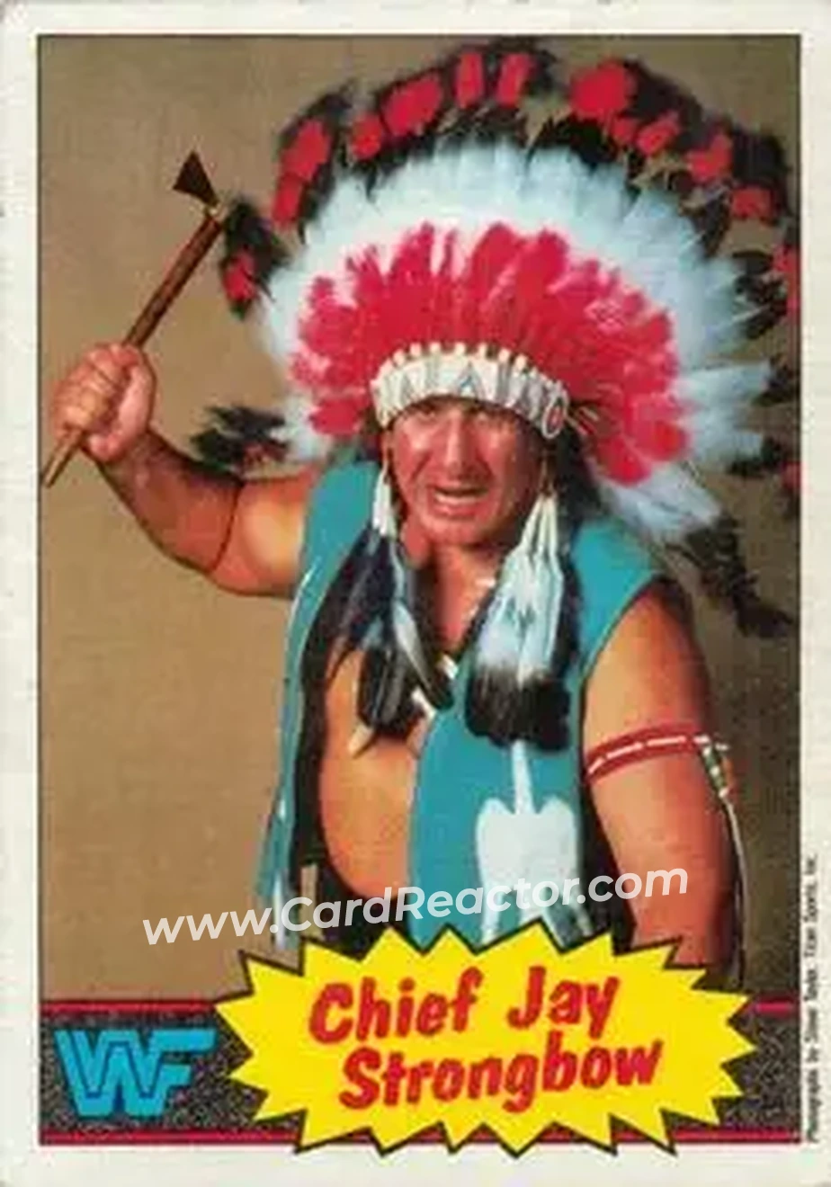 1985 Topps WWF Pro Wrestling Stars #20 - Jay Strongbow