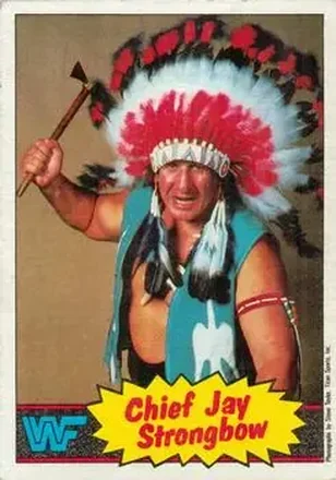 1985 Topps WWF Pro Wrestling Stars #20 - Jay Strongbow