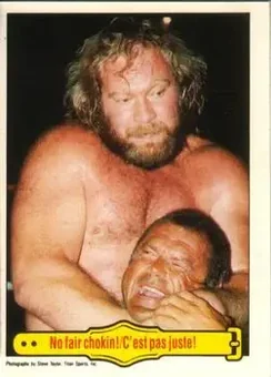1985 O-Pee-Chee WWF Pro Wrestling Stars #36 - Card #36