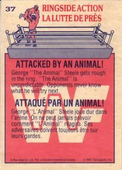 1985 O-Pee-Chee WWF Pro Wrestling Stars #37 - Card #37