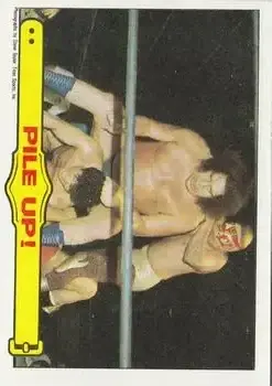 1985 Topps WWF Pro Wrestling Stars #50 - Card #50 - Front