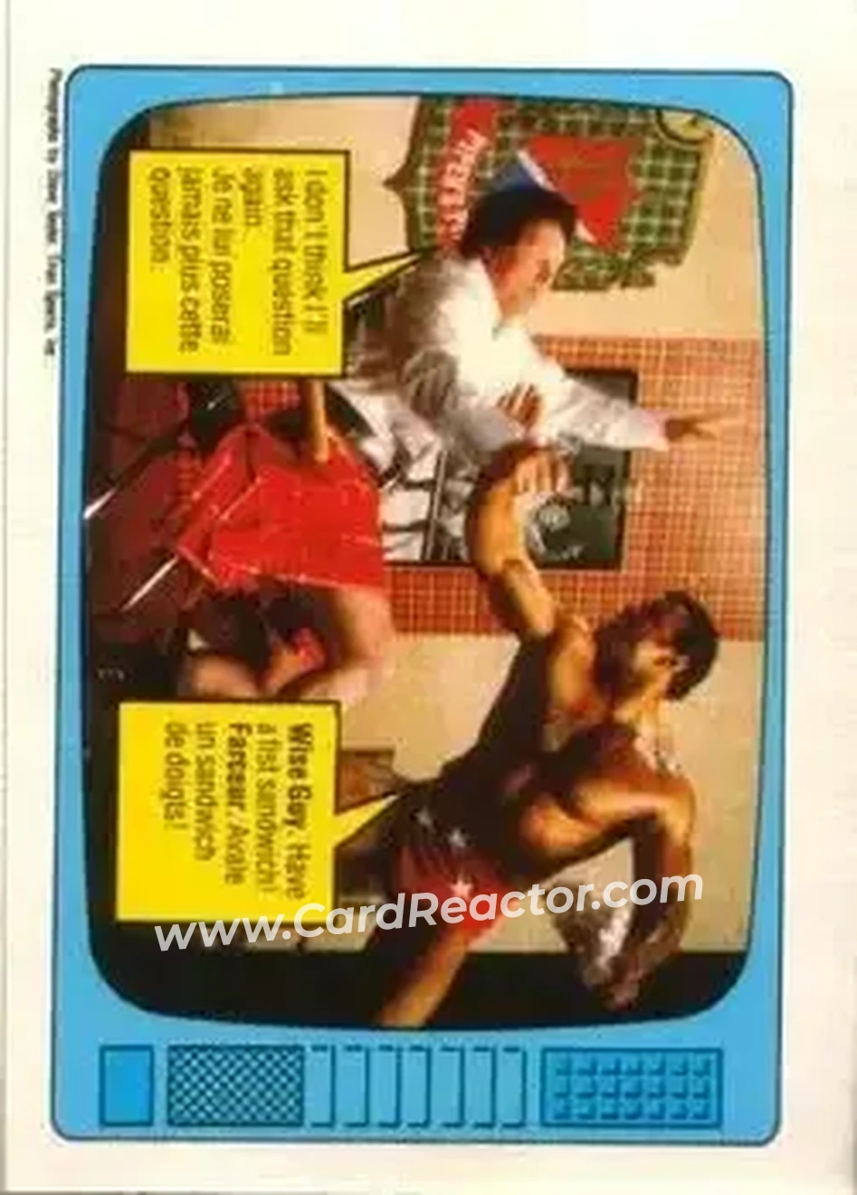 1985 O-Pee-Chee WWF Pro Wrestling Stars #59 - Rowdy Roddy Piper 1985 O-Pee-Chee WWF Pro Wrestling Stars #59 - Rowdy Roddy Piper