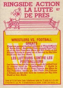 1985 O-Pee-Chee WWF Pro Wrestling Stars Series 2 #67 - Card #67 1985 O-Pee-Chee WWF Pro Wrestling Stars Series 2 #67 - Card #67