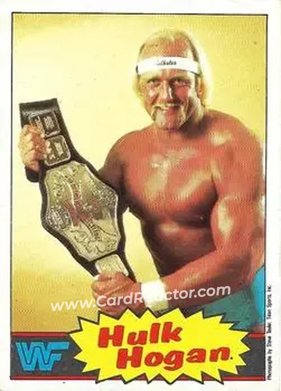 1986 Scanlens WWF Pro Wrestler #1 - Hulk Hogan 1986 Scanlens WWF Pro Wrestler #1 - Hulk Hogan