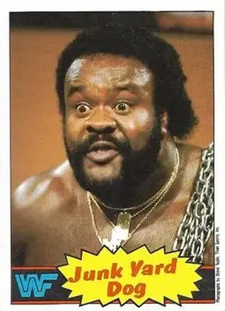 1986 Scanlens WWF Pro Wrestler #4 - The Junkyard Dog