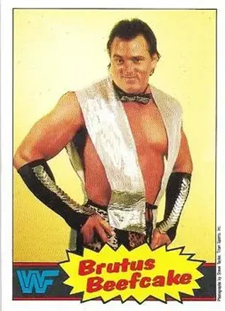 1986 Scanlens WWF Pro Wrestler #10 - Brutus "The Barber" Beefcake