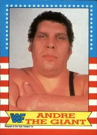 1987 O-Pee-Chee WWF #2 - Andre the Giant 1987 O-Pee-Chee WWF #2 - Andre the Giant