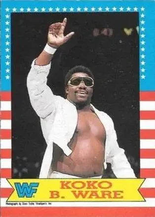 1987 O-Pee-Chee WWF #5 - Koko B. Ware 1987 O-Pee-Chee WWF #5 - Koko B. Ware
