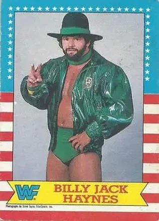 1987 O-Pee-Chee WWF #8 - Billy Jack Haynes 1987 O-Pee-Chee WWF #8 - Billy Jack Haynes