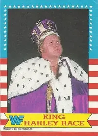 1987 O-Pee-Chee WWF #10 - King Harley Race 1987 O-Pee-Chee WWF #10 - King Harley Race