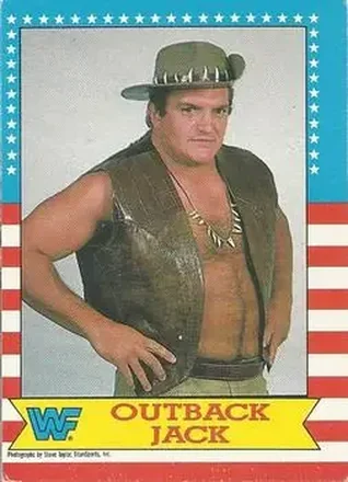 1987 O-Pee-Chee WWF #14 - Outback Jack 1987 O-Pee-Chee WWF #14 - Outback Jack