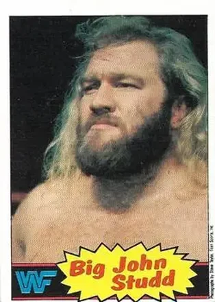 1986 Scanlens WWF Pro Wrestler #12 - Big John Studd