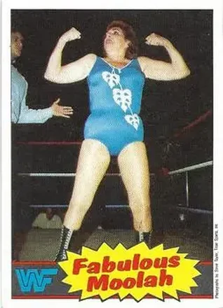 1986 Scanlens WWF Pro Wrestler #13 - The Fabulous Moolah