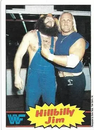 1986 Scanlens WWF Pro Wrestler #15 - Hillbilly Jim