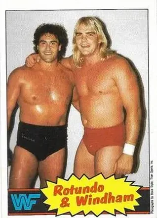 1986 Scanlens WWF Pro Wrestler #18 - Card #18