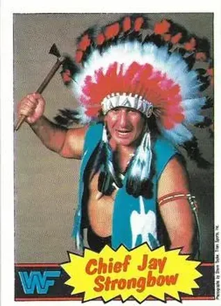1986 Scanlens WWF Pro Wrestler #20 - Jay Strongbow