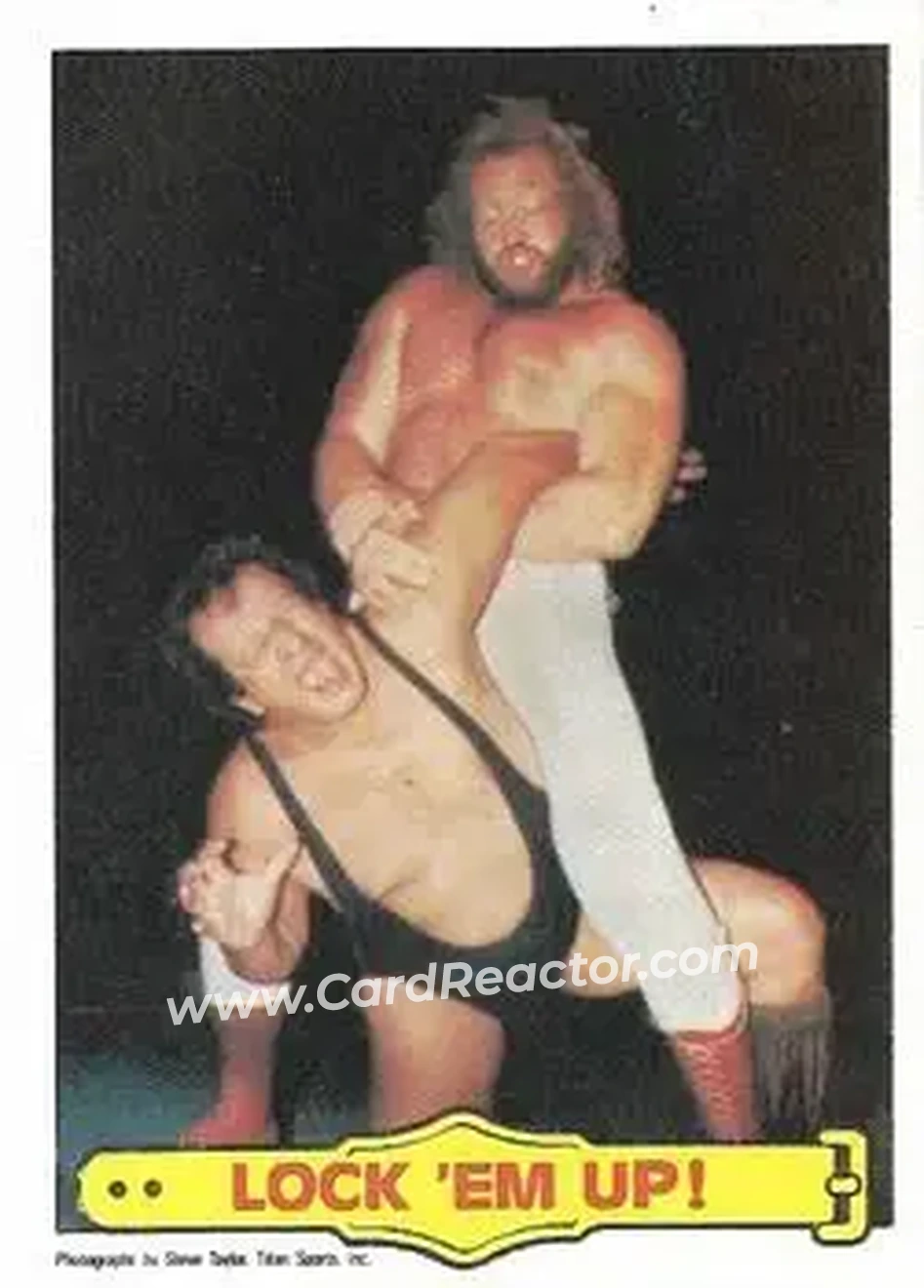 1986 Scanlens WWF Pro Wrestler #23 - Card #23